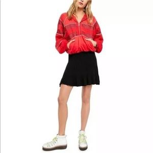 FREE PEOPLE Solid Gold Skirt Black Size XS